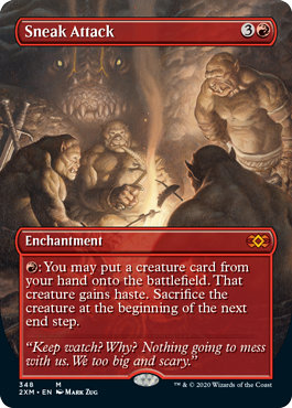 Sneak Attack (Variant) - Double Masters Spoilers