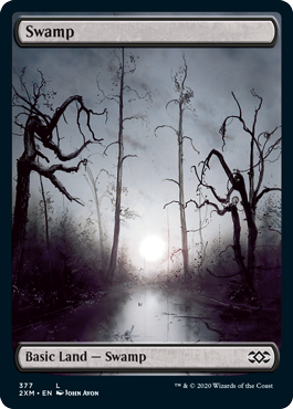 Swamp (Variant) 1 - Double Masters Spoiler