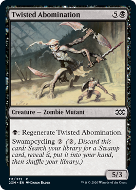 Twisted Abomination - Double Masters Spoiler