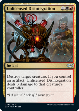 Unlicensed Disintegration - Double Masters Spoiler