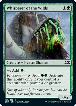 Whisperer of the Wilds - Double Masters Spoiler