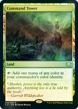 Command Tower (Variant) - Commander Collection Green Spoiler