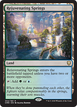 Rejuvenating Springs - Commander Legends Spoiler