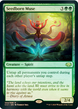 Seedborn Muse (Variant) - Commander Collection Green Spoiler