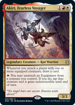 Akiri, Fearless Voyager - Zendikar Rising Spoiler