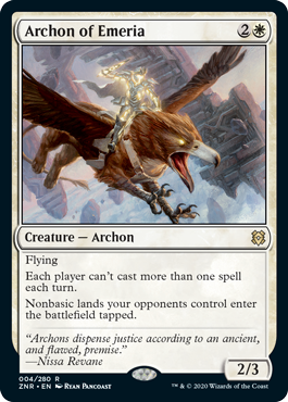 Archon of Emeria - Zendikar Rising Spoiler