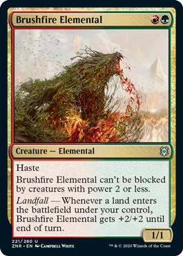 Brushfire Elemental - Zendikar Rising Spoiler