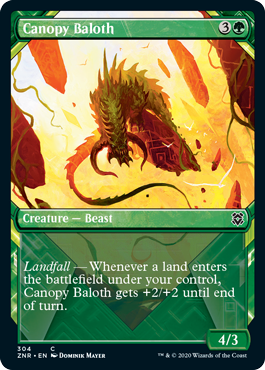 Canopy Baloth Variant - Zendikar Rising Spoiler