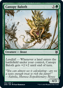 Canopy Baloth - Zendikar Rising Spoiler