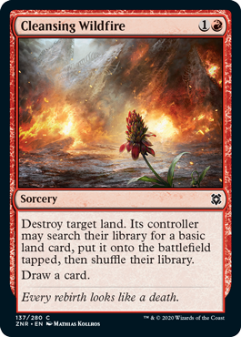 Cleansing Wildfire - Zendikar Rising Spoiler