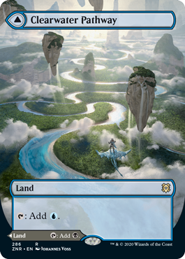 Clearwater Pathway Variant - Zendikar Rising Spoiler