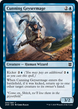 Cunning Geysermage - Zendikar Rising Spoiler