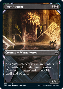 Dreadwurm Variant - Zendikar Rising Spoiler