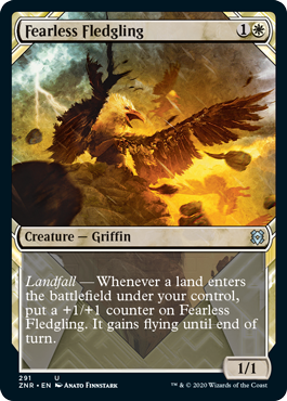 Fearless Fledgling Variant - Zendikar Rising Spoiler