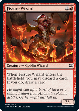 Fissure Wizard - Zendikar Rising Spoiler