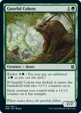 Gnarlid Colony - Zendikar Rising Spoiler