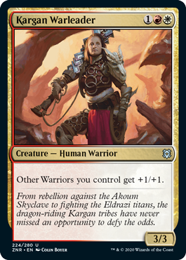 Kargan Warleader - Zendikar Rising Spoiler