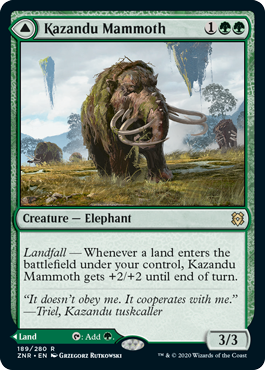 Kazandu Mammoth - Zendikar Rising Spoiler