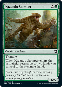 Kazandu Stomper - Zendikar Rising Spoiler