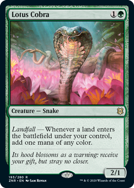 Lotus Cobra - Zendikar Rising Spoiler