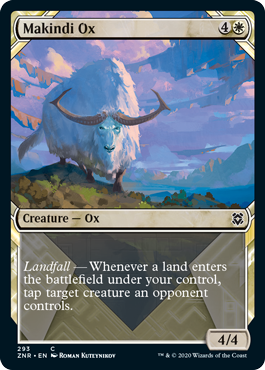 Makindi Ox Variant - Zendikar Rising Spoiler