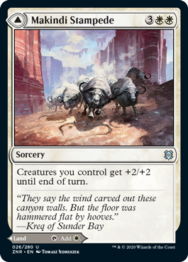 Makindi Stampede - Zendikar Rising Spoiler