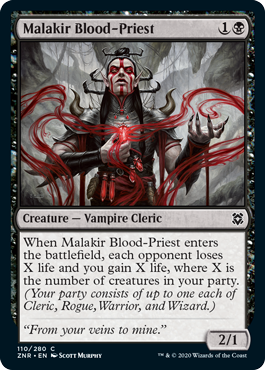 Malakir Blood-Priest - Zendikar Rising Spoiler