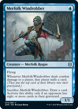 Merfolk Windrobber - Zendikar Rising Spoiler