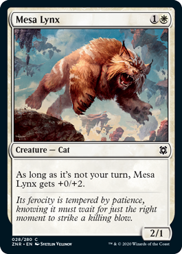 Mesa Lynx - Zendikar Rising Spoiler