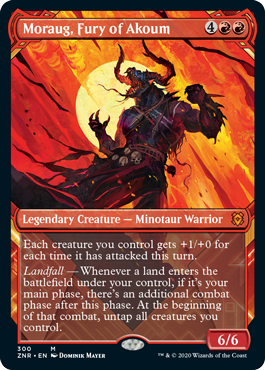 Moraug, Fury of Akoum Variant - Zendikar Rising Spoiler