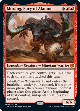 Moraug, Fury of Akoum - Zendikar Rising Spoiler