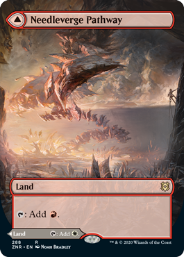 Needleverge Pathway Variant - Zendikar Rising Spoiler