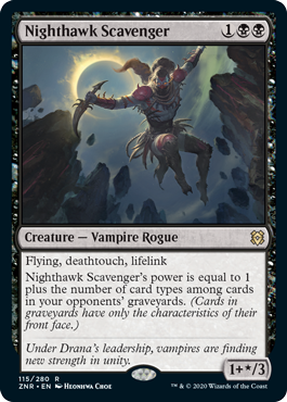 Nighthawk Scavenger - Zendikar Rising Spoiler