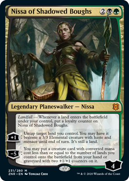 Nissa of Shadowed Boughs - Zendikar Rising Spoiler