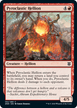 Pyroclastic Hellion - Zendikar Rising Spoiler