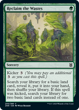 Reclaim the Wastes - Zendikar Rising Spoiler