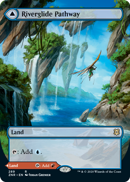 Riverglide Pathway Variant - Zendikar Rising Spoiler