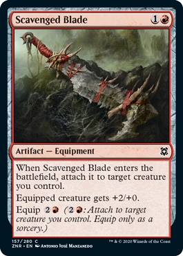 Scavenged Blade - Zendikar Rising Spoiler