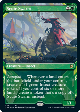 Scute Swarm Variant - Zendikar Rising Spoiler