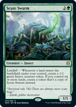 Scute Swarm - Zendikar Rising Spoiler