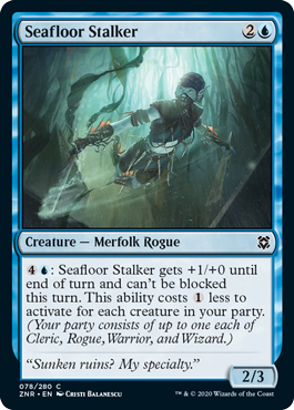 Seafloor Stalker - Zendikar Rising Spoiler