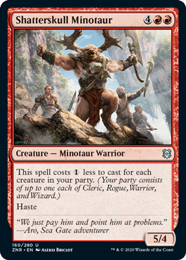 Shatterskull Minotaur - Zendikar Rising Spoiler