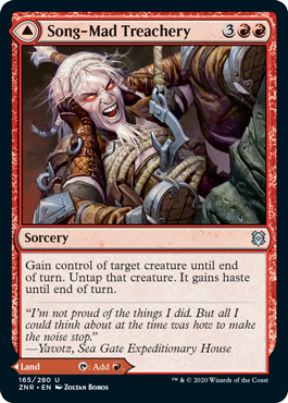 Song-Mad Treachery - Zendikar Rising Spoiler