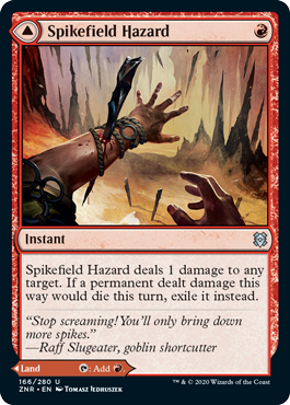 Spikefield Hazard - Zendikar Rising Spoiler