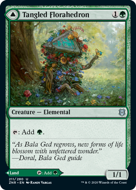 Tangled Florahedron - Zendikar Rising Spoiler