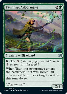 Taunting Arbormage - Zendikar Rising Spoiler