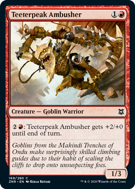 Teeterpeak Ambusher - Zendikar Rising Spoiler