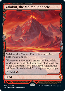 Valakut, the Molten Pinnacle Variant - Zendikar Rising Spoiler