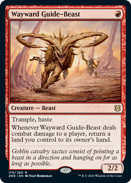 Wayward Guide-Beast - Zendikar Rising Spoiler