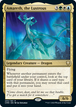 Amareth, the Lustrous - Commander Legends Spoiler